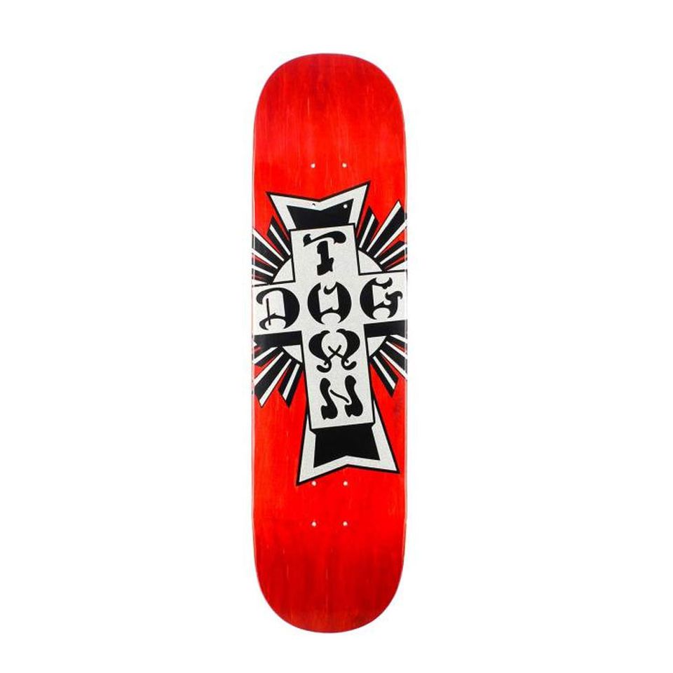 Dogtown - Street Cross Logo (Red/Silver) 8.75