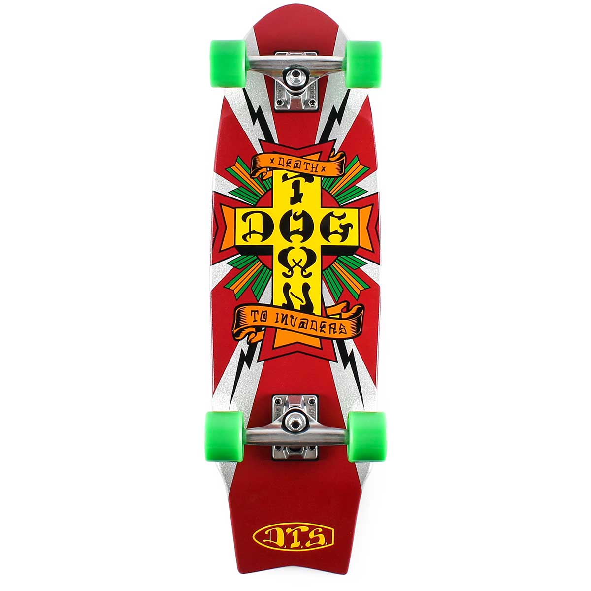 Dogtown - Death to Invaders Mini Cruiser Complete 8.5