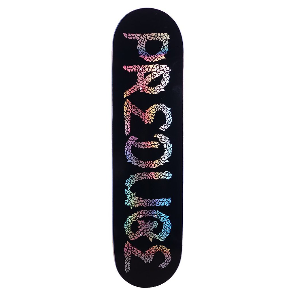 Preduce TRK Logo Leaves Team Black/Hologram 8 x 31.5 Skateboard Deck