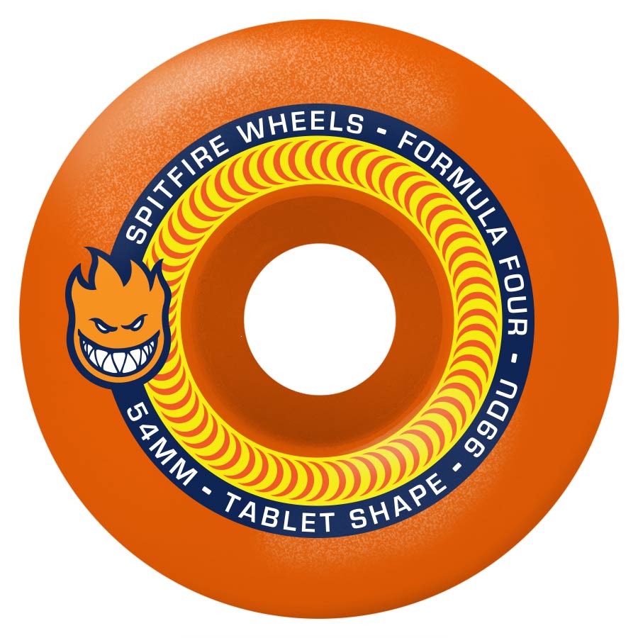 Spitfire - Formula Four Tablet 99D Neon Orange 53mm/54mm