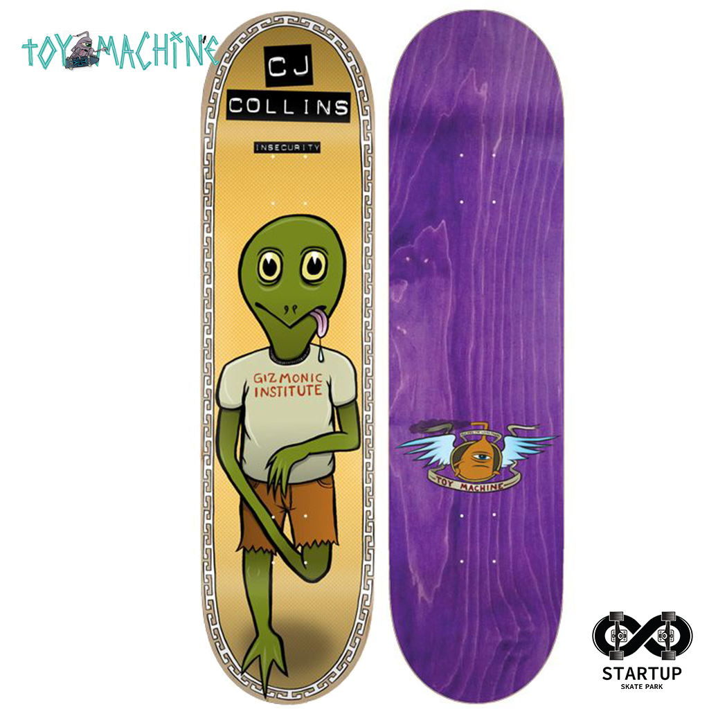 Toy Machine CJ Collins Insecurity 7.75 Skateboard Deck