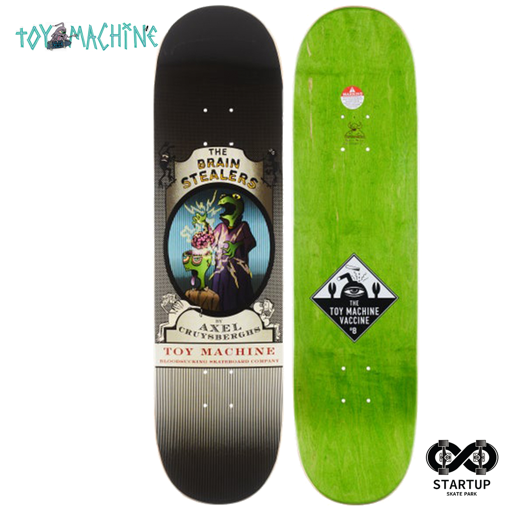 Toy Machine Axel Brain Stealer 8.25 x 31.88 Skateboard Deck