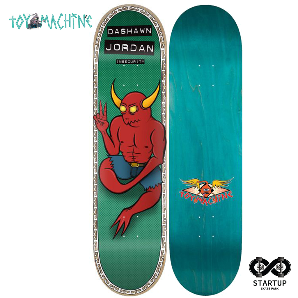 Toy Machine Dashawn Jordan Insecurity 8.5 Skateboard Deck