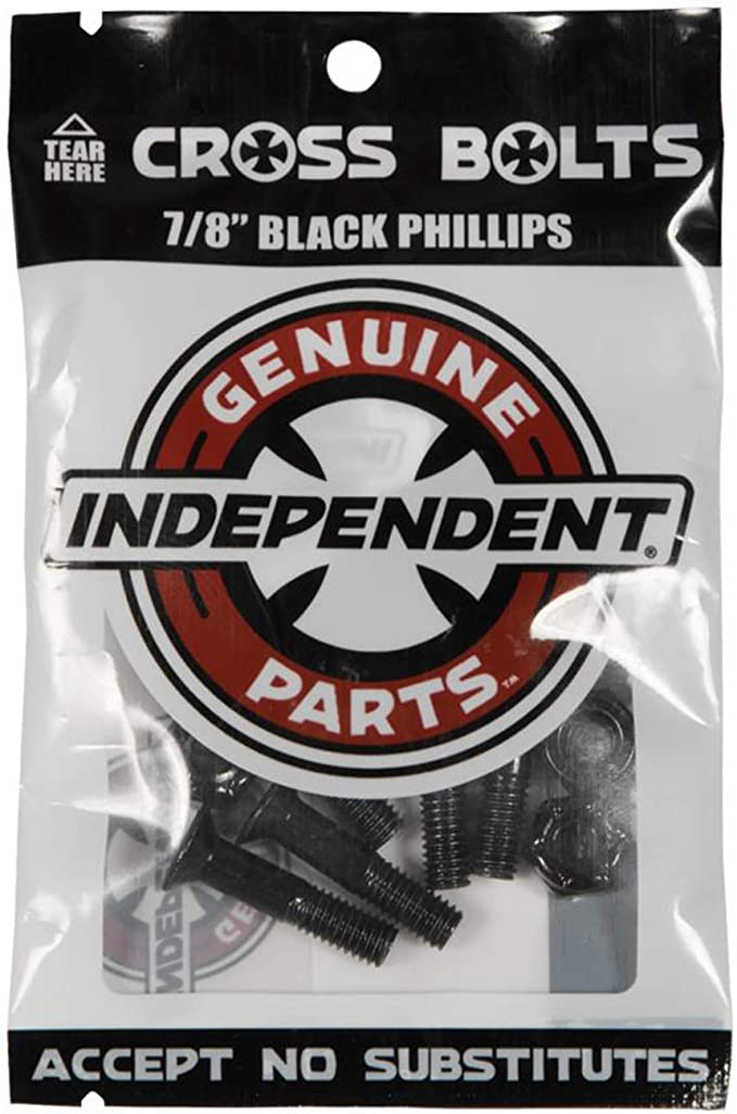 Inderpendent Precision Bolts  Phillips 7/8 Black