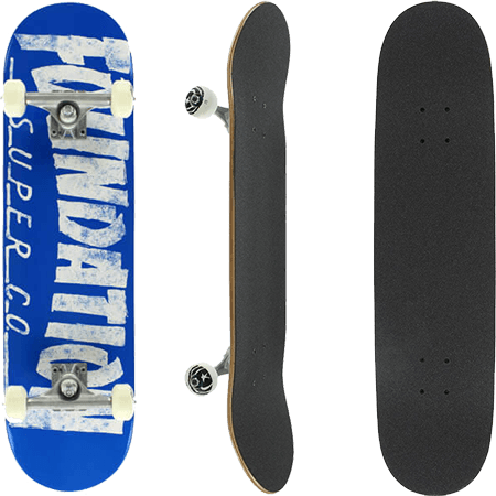 Foundation - Thrasher Blue Complete Skateboard - 8