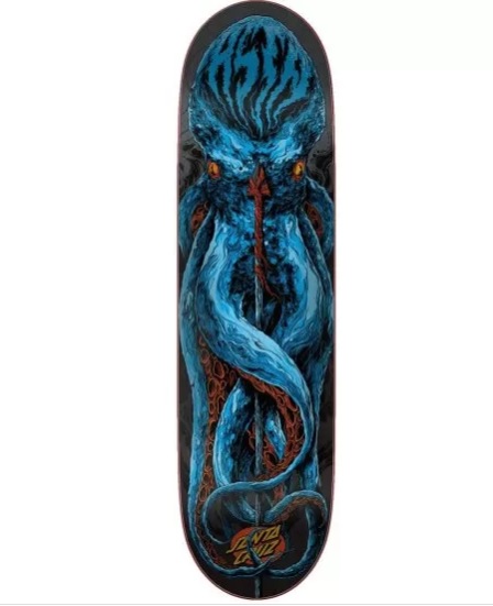 Santa Cruz - Asta Leviathan Skateboard Deck 8.0 x 31.6