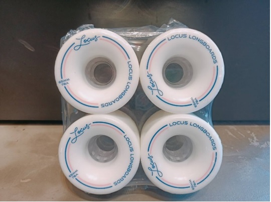 Wheels Locus 65mm 78a สีขาว