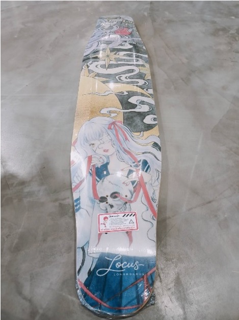 Deck early autumn + กริปเทป ลาย white moon  S