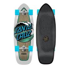 Santa Cruz x Carver Wave Dot Cut Back Surfskate Complete 9.75 x 29.95