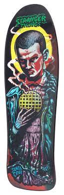 Santa Cruz x Stranger Things Kendall Eleven Skateboard Deck 9.75 x 31.66